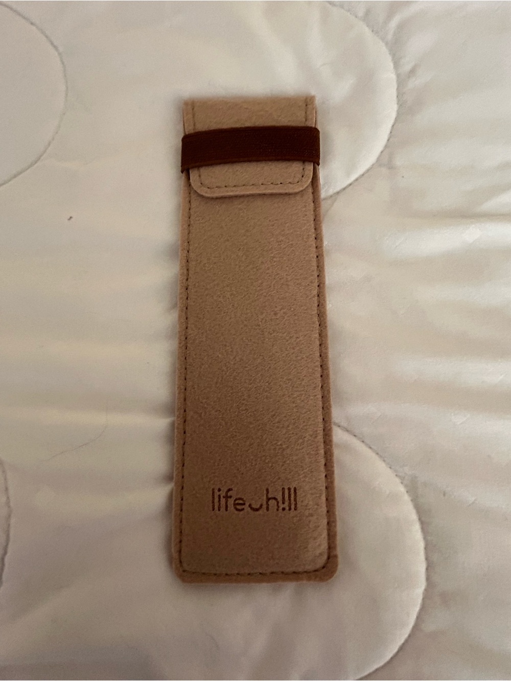 Tan Microfiber Phone Accessory Sleeve